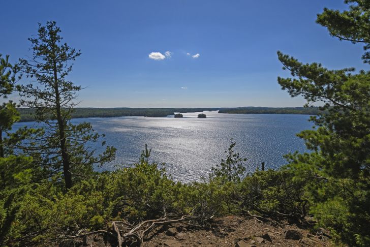 View point over the Boundary Waters