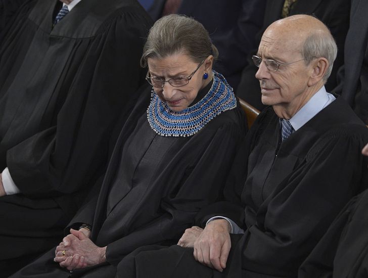 US Supreme Court Justices Ruth Bader Ginsburg