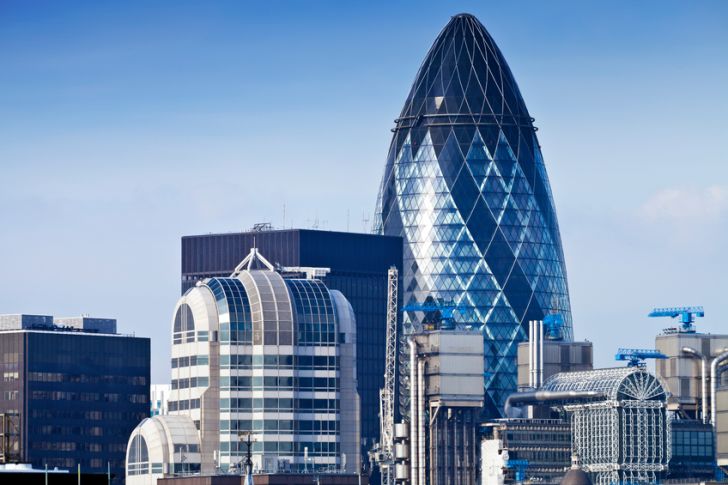 London's The Gherkin, 30 St. Mary Axe