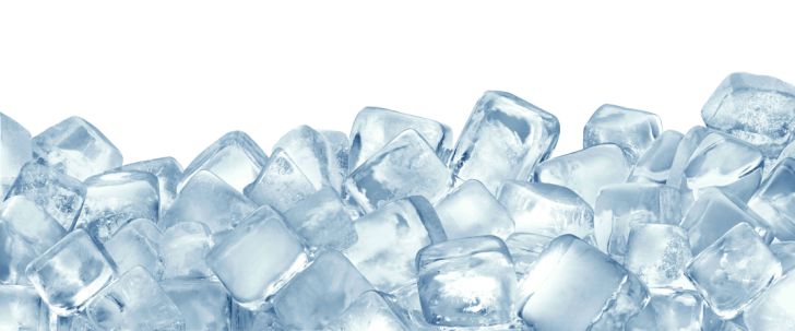 A pile of ice cubes A pile of ice cubes