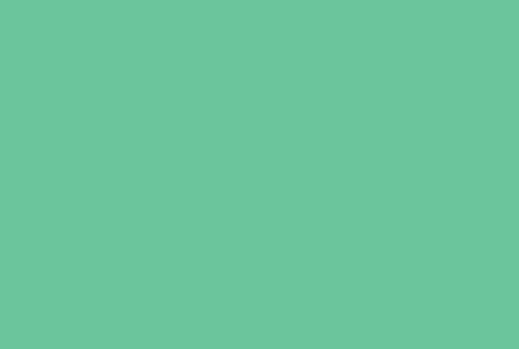 A square of bright mint green