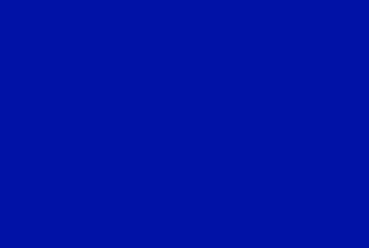 A square of deep cobalt blue
