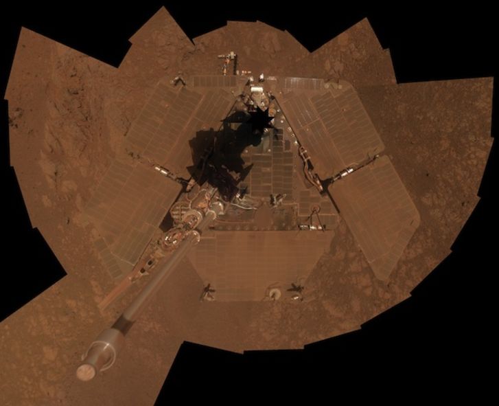 Opportunity rover's self-portrait Opportunity rover's self-portrait