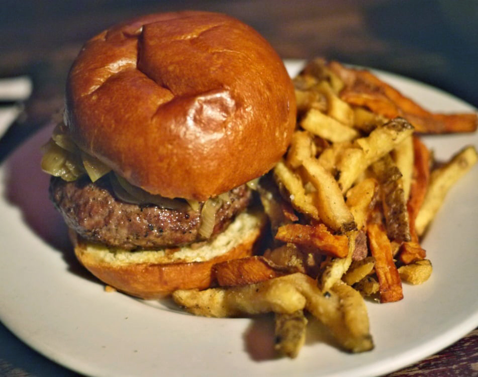 burger at Good Dog burger