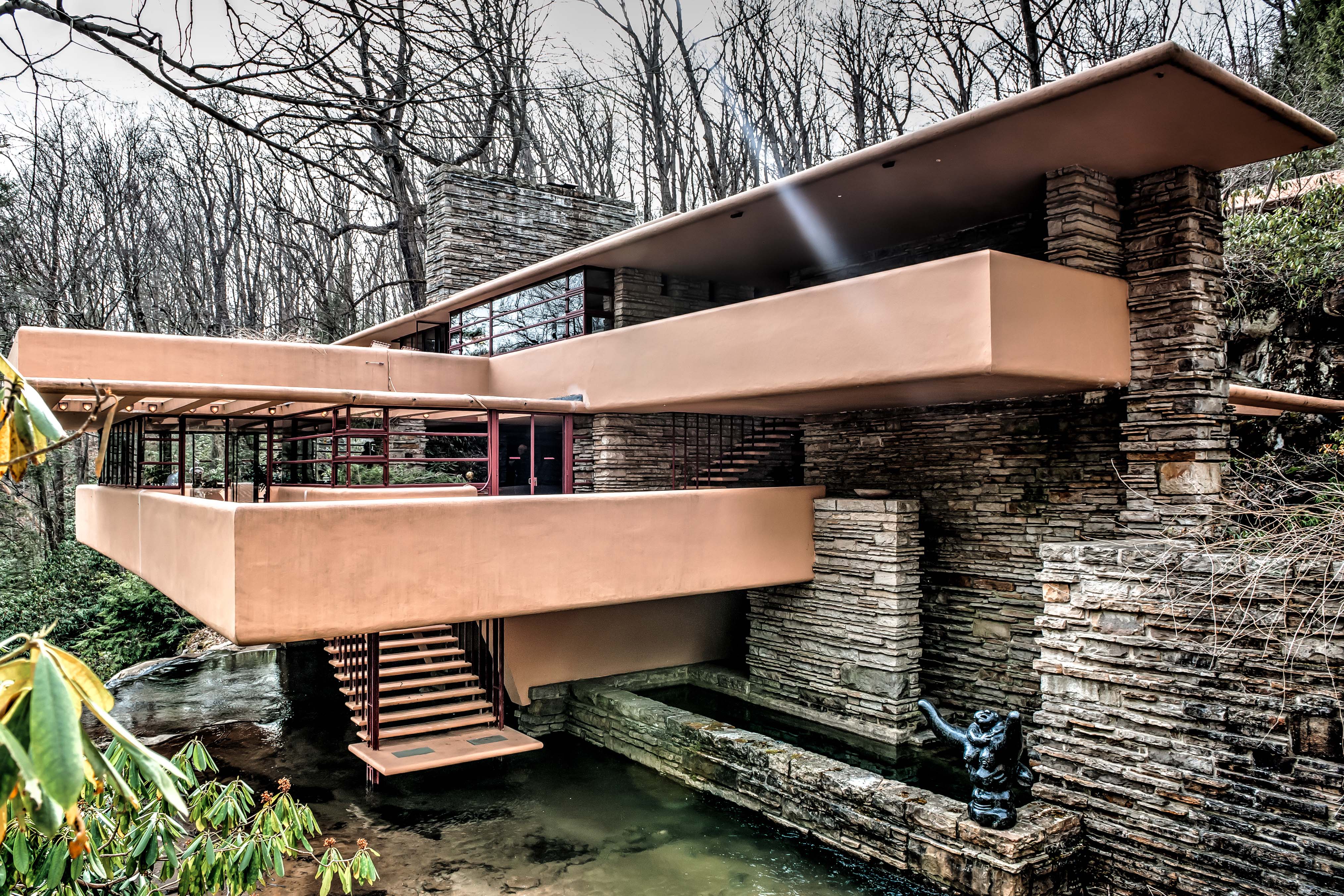 frank lloyd wright waterfall house